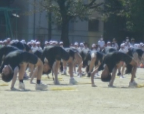 体育参観　６年１
